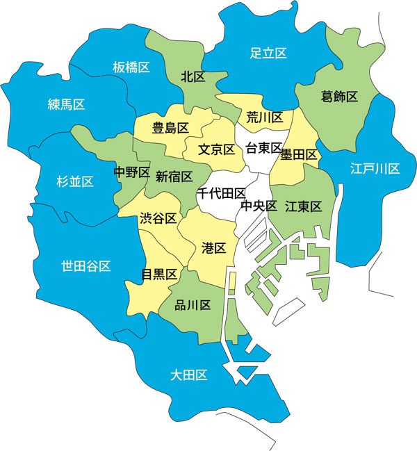 東京都特別区23区