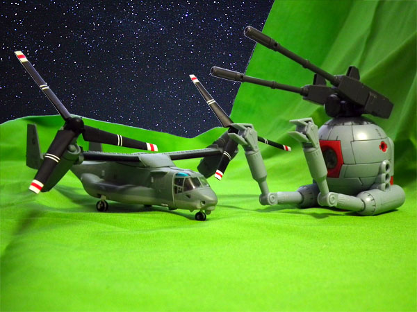 オスプレイとボール